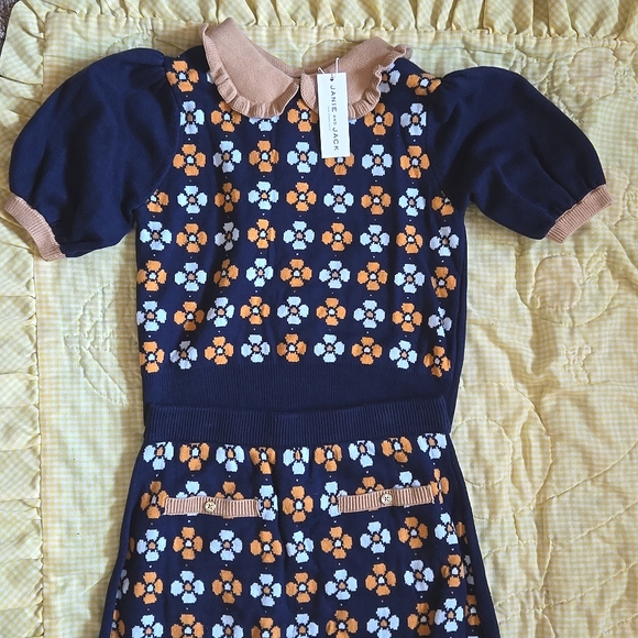 Janie and Jacket sweater skirt / top set - Picture 1 of 7
